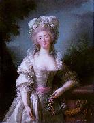 elisabeth vigee-lebrun Portrait of Madame du Barry oil